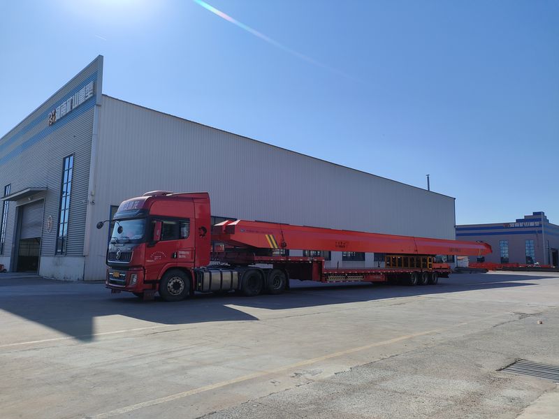 電動(dòng)單梁起重機(jī)  2臺(tái) LD3t—26.85m 制作完成，發(fā)往江蘇交付客戶(hù)使用